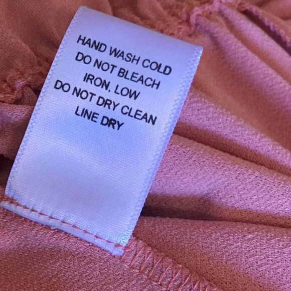 NWOT shorts jumpsuit in size small by SWEET RAIN in light tangerine color - Picture 11 of 11